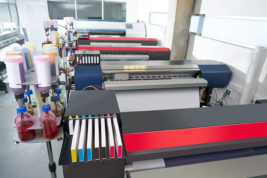 A series of large format printers