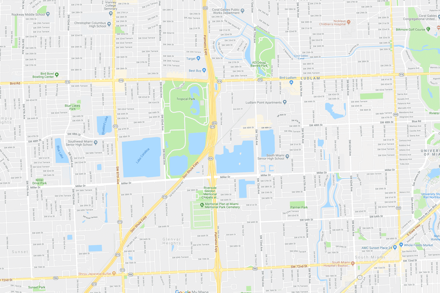 Map of Miami location