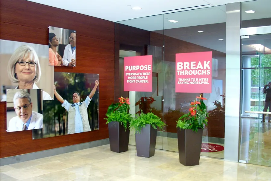 US Oncology window graphics